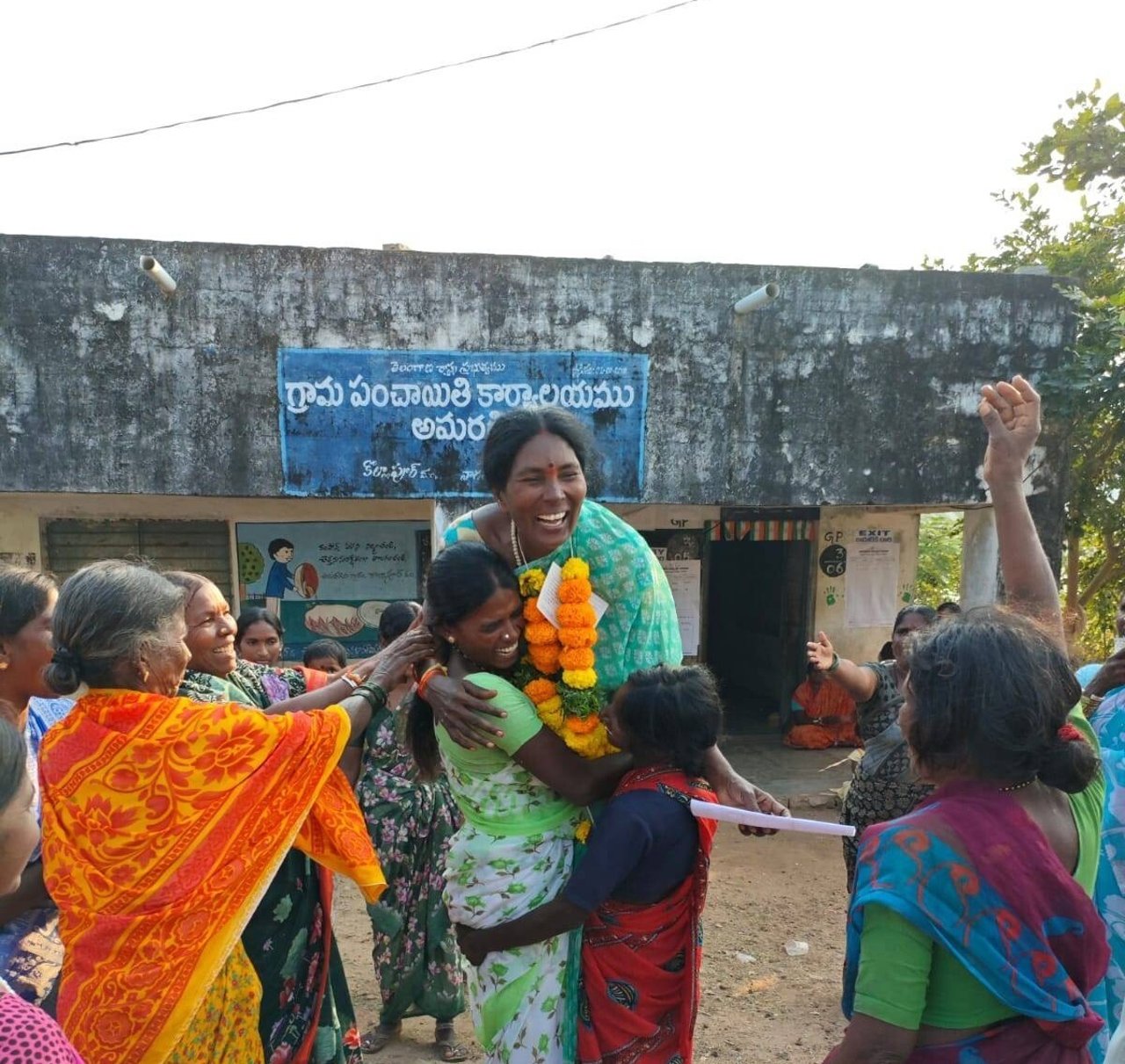 2025 12 14 Lingamma Victory jpeg 202512 TEL Lingamma Election Win uitsnede2