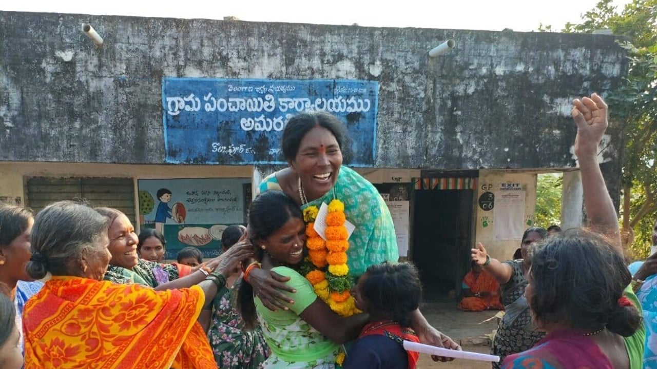 2025 12 14 Lingamma Victory jpeg 202512 TEL Lingamma Election Win uitsnede2